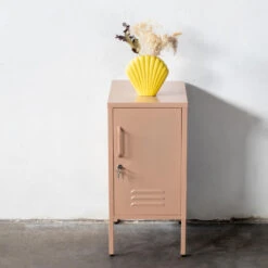 Giga Meubel Nachtkastje Metaal Roze - Locker Kast - 35x46x72cm -Knusse Nacht 1000044062 0101