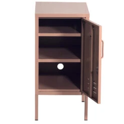 Giga Meubel Nachtkastje Metaal Roze - Locker Kast - 35x46x72cm -Knusse Nacht 1000044062 0103