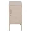 Giga Meubel Nachtkastje Metaal Taupe - Locker Kast - 35x46x72cm 2 Giga Meubel Nachtkastje Metaal Taupe - Locker Kast - 35x46x72cm -Knusse Nacht 1000044063