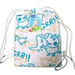 Peppa Pig Dekbedovertrek Ready For The Beach - 140 X 200 Cm - Katoen -Knusse Nacht 1000044580 0103