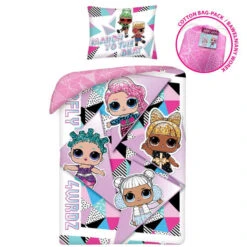LOL Surprise! Dekbedovertrek March To The Beat - 140 X 200 Cm - Katoen -Knusse Nacht 1000044585 0103
