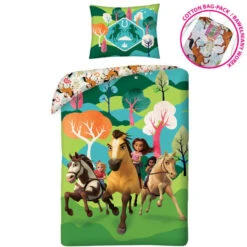 Spirit Dekbedovertrek Fortuna - Eenpersoons - 140 X 200 Cm - Katoen -Knusse Nacht 1000044597 0102