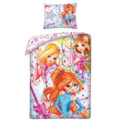 Winx Club Dekbedovertrek Bloom- Eenpersoons - 140 X 200 Cm - Katoen