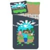 Minecraft Dekbedovertrek Adventure - Eenpersoons - 140 X 200 Cm - Katoen 2 Minecraft Dekbedovertrek Adventure - Eenpersoons - 140 X 200 Cm - Katoen -Knusse Nacht 1000044609