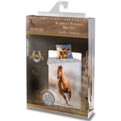 Animal Pictures Dekbedovertrek Galopperend Paard - 140 X 200 Cm - Katoen -Knusse Nacht 1000044612 0102