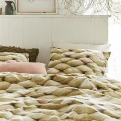 Ariadne At Home Dekbedovertrek Big Oker-2-persoons (200 X 200/220 Cm) -Knusse Nacht 1000045143 0102