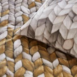 Ariadne At Home Dekbedovertrek Warmly Oker-260x200/220 9 Ariadne At Home Dekbedovertrek Warmly Oker-260x200/220 -Knusse Nacht 1000045148 0103