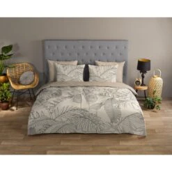 Good Morning Dekbedovertrek "Sym" - Zand - (200x220 Cm) -Knusse Nacht 1000045499 0101