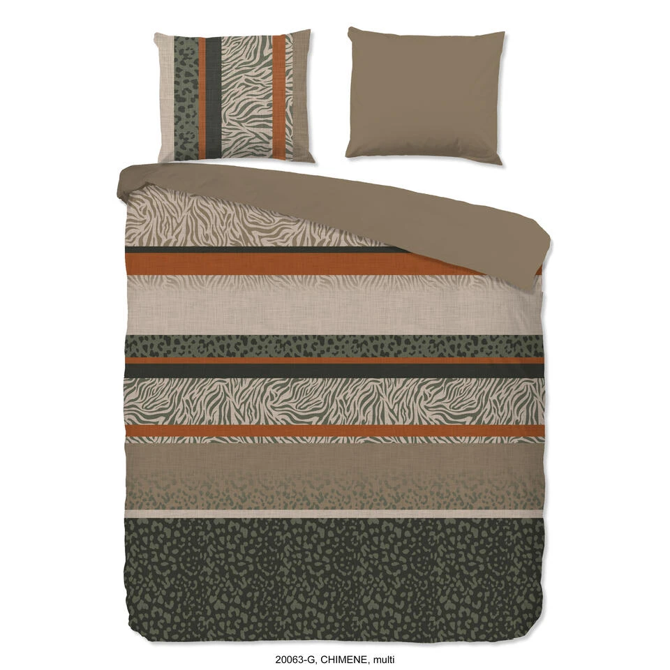 Good Morning Dekbedovertrek "Chimene" - Multi - (140x220 Cm) 3 Good Morning Dekbedovertrek "Chimene" - Multi - (140x220 Cm)