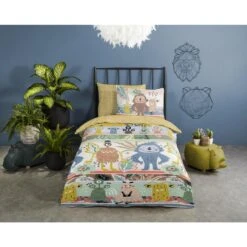 Good Morning Dekbedovertrek "Monsters" - Multi - (140x220 Cm) -Knusse Nacht 1000045522 0101