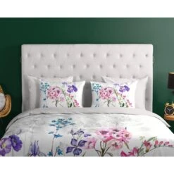 Good Morning Dekbedovertrek "Florence" - Wit - (240x220 Cm) -Knusse Nacht 1000045537 0110