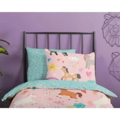 Good Morning Dekbedovertrek "Horses" - Multi - (120x150 Cm) -Knusse Nacht 1000045568 0110