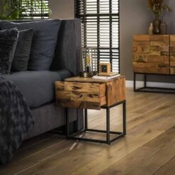 Hoyz - Nachtkastje Mill - 1 Lade - Zwart Bruin - 40x35x50 8 Hoyz - Nachtkastje Mill - 1 Lade - Zwart Bruin - 40x35x50 -Knusse Nacht 1000048451 0102