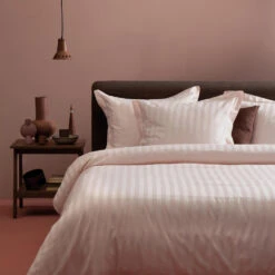 Damai Dekbedovertrek Katoen-satijn - 240 X 240/220cm - Roze -Knusse Nacht 1000051420 0103