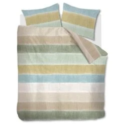 Ariadne At Home Dekbedovertrek Soft Linen Green-Lits-jumeaux (240 X 200/220 Cm)