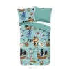 Good Morning Dekbedovertrek "Pirates" - Aqua - (140x220 Cm) -Knusse Nacht 1000052563