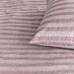 Ariadne At Home Dekbedovertrek Knit Stripes Lila-Lits-jumeaux (240 X 200/220 Cm) -Knusse Nacht 1000052566 0101