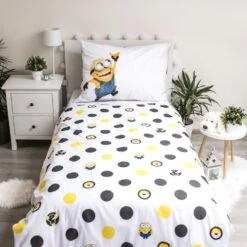 Minions Dekbedovertrek, It's Mine - Eenpersoons - 140 X 200 Cm - Katoen -Knusse Nacht 1000053402 0103