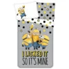 Minions Dekbedovertrek, It's Mine - Eenpersoons - 140 X 200 Cm - Katoen -Knusse Nacht 1000053402