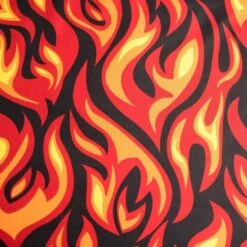 Motor Dekbedovertrek, Flame - Eenpersoons - 140 X 200 Cm - Katoen -Knusse Nacht 1000053403 0103