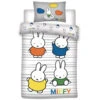 Miffy Dekbedovertrek, Nijntje - Eenpersoons - 140 X 200 Cm - Katoen -Knusse Nacht 1000053407