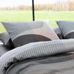 Damai Dekbedovertrek Moore - Satijn - 260x200/220 Cm - Basalt -Knusse Nacht 1000053511 0102