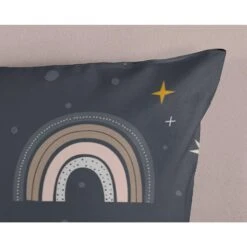 Good Morning Dekbedovertrek "Space" - Antraciet - (140x220 Cm) -Knusse Nacht 1000054463 0111