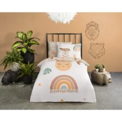 Good Morning Dekbedovertrek "Balance" - Zand - (140x220 Cm) -Knusse Nacht 1000054464 0101