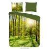 Pure Dekbedovertrek "Woods" - Groen - (200x220 Cm) -Knusse Nacht 1000054792