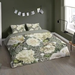 Pure Dekbedovertrek "Joy" - Groen - (140x220 Cm) -Knusse Nacht 1000054801 0101