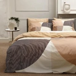 Cinderella Knut - Dekbedovertrek - Katoen - 260x200/220 Cm - Terra -Knusse Nacht 1000055035 0101