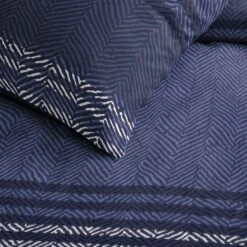 Cinderella Astor - Dekbedovertrek - Katoen - 140x200/220 Cm - Jeans Blue -Knusse Nacht 1000055037 0102