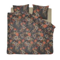 Cinderella Melanie - Dekbedovertrek - Katoen - 200x200/220 Cm - Anthracite 9 Cinderella Melanie - Dekbedovertrek - Katoen - 200x200/220 Cm - Anthracite -Knusse Nacht 1000055038 0100