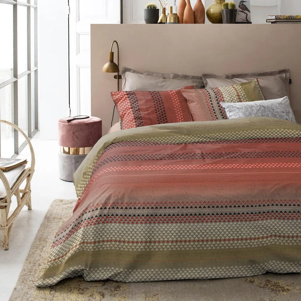 Cinderella Navarra - Dekbedovertrek - Katoen - 260x200/220 Cm - Red 4 Cinderella Navarra - Dekbedovertrek - Katoen - 260x200/220 Cm - Red - Afbeelding 2