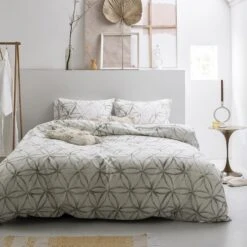 Cinderella Isolde - Dekbedovertrek - Katoen - 200x200/220 Cm - Off White -Knusse Nacht 1000055054 0101