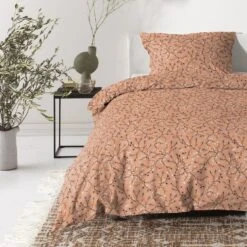 Cinderella Merel - Dekbedovertrek - Katoen - 140x200/220 Cm - Terra Rose -Knusse Nacht 1000055058 0101