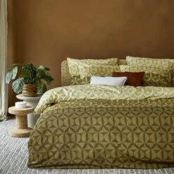 Damai Jada - Dekbedovertrek - Katoen - 240x200/220 Cm - Green -Knusse Nacht 1000055066 0101