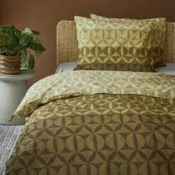 Damai Jada - Dekbedovertrek - Katoen - 260x200/220 Cm - Green 9 Damai Jada - Dekbedovertrek - Katoen - 260x200/220 Cm - Green -Knusse Nacht 1000055067 0103