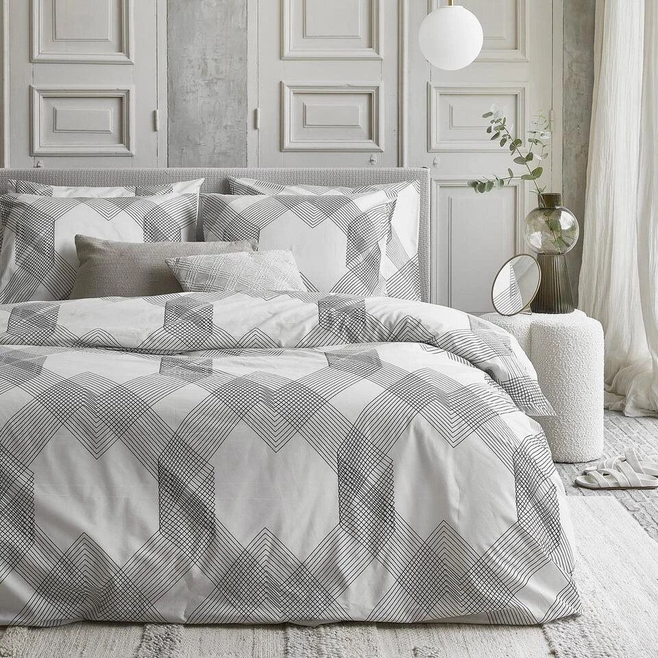 Damai Fontana - Dekbedovertrek - Katoen - 260x200/220 Cm - Cream 4 Damai Fontana - Dekbedovertrek - Katoen - 260x200/220 Cm - Cream - Afbeelding 2