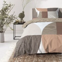 Cinderella Knut - Dekbedovertrek - Katoen - 140x200/220 Cm - Terra -Knusse Nacht 1000055093 0103