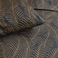 Damai Bellezza - Dekbedovertrek - Satijn - 240x200/220 Cm - Off Black -Knusse Nacht 1000055095 0103