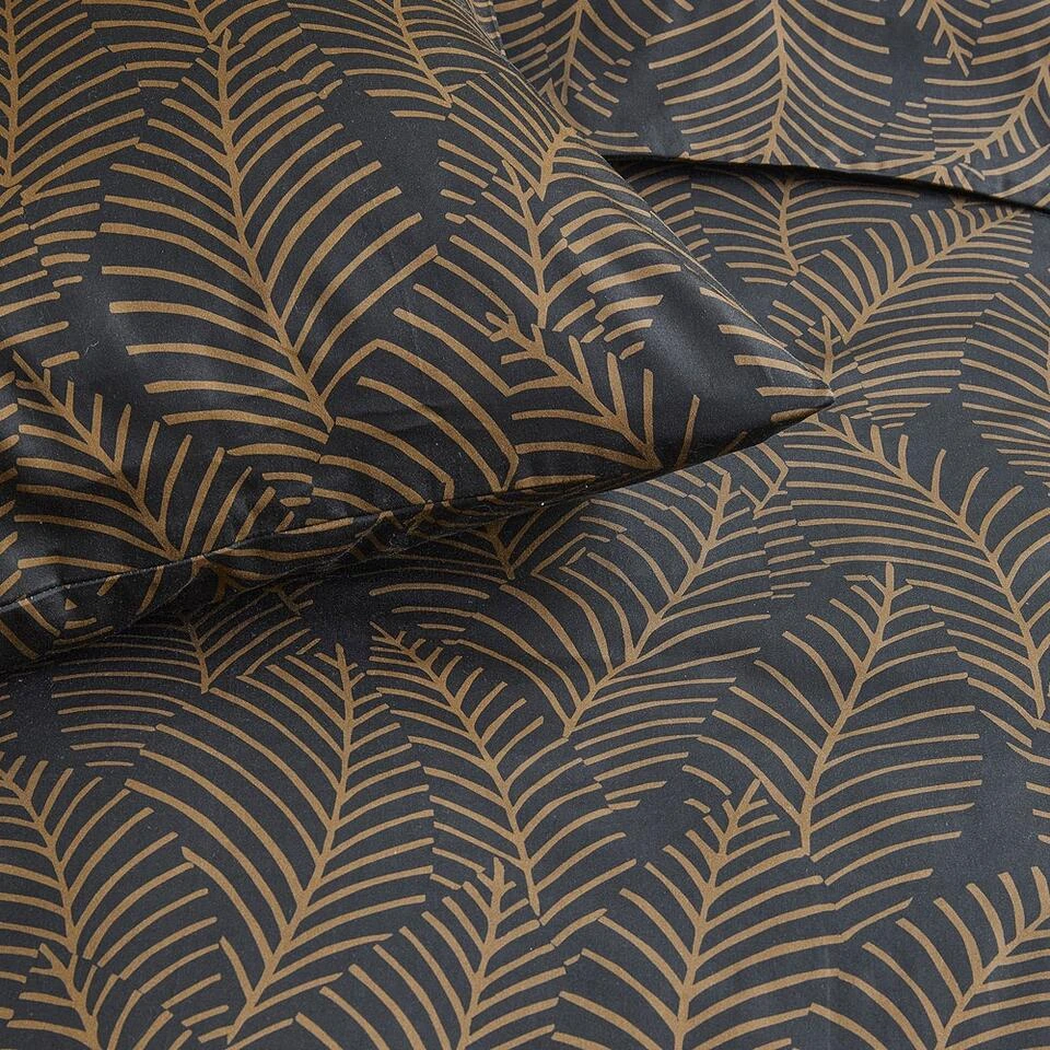 Damai Bellezza - Dekbedovertrek - Satijn - 260x200/220 Cm - Off Black 6 Damai Bellezza - Dekbedovertrek - Satijn - 260x200/220 Cm - Off Black - Afbeelding 4