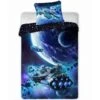 Astronaut Dekbedovertrek, Ruimteschip - Eenpersoons - 140 X 200 Cm - Katoen