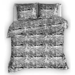 Satin D'Or Dekbedovertrek Zebra Zwart Wit-260x200/220