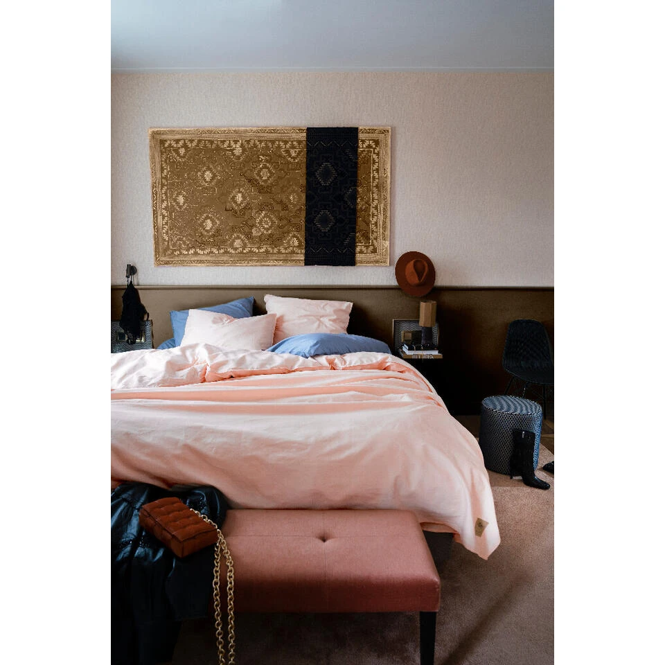 Dindi Home - Dekbedovertrek Forever Colours - 260x220 Cm - Perzik 6 Dindi Home - Dekbedovertrek Forever Colours - 260x220 Cm - Perzik - Afbeelding 4