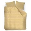 Ariadne At Home Dekbedovertrek Knit Stripes Yellow-1-persoons (140 X 200/220 Cm)
