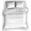 Romanette Flanellen Dekbedovertrek Duchesse Wit/Zand-140 X 200/220 Cm -Knusse Nacht 1000057366
