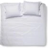 Dekbedovertrek Damai Linea White Satijn-240x200/220 -Knusse Nacht 1000057426