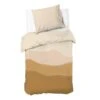 Dindi Home - Dekbedovertrek Wild Waves - 140x220 Cm - Zand -Knusse Nacht 1000057433