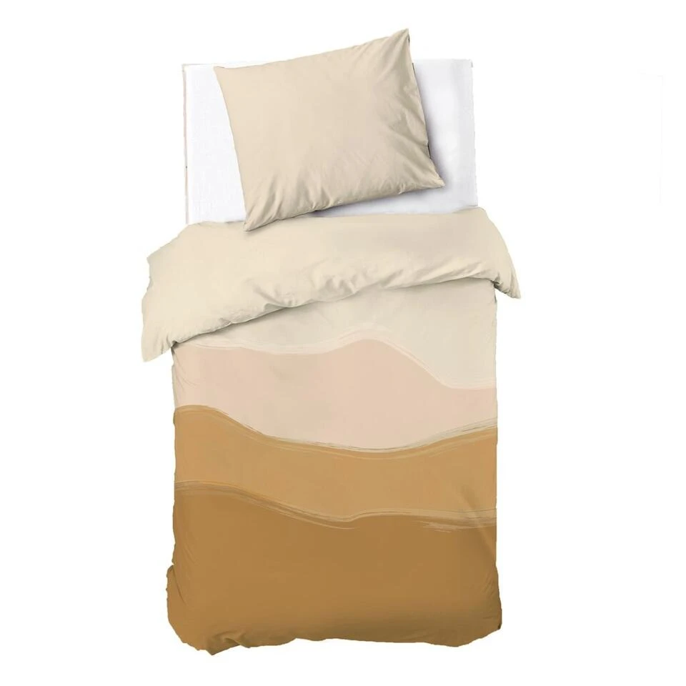 Dindi Home - Dekbedovertrek Wild Waves - 140x220 Cm - Zand 3 Dindi Home - Dekbedovertrek Wild Waves - 140x220 Cm - Zand